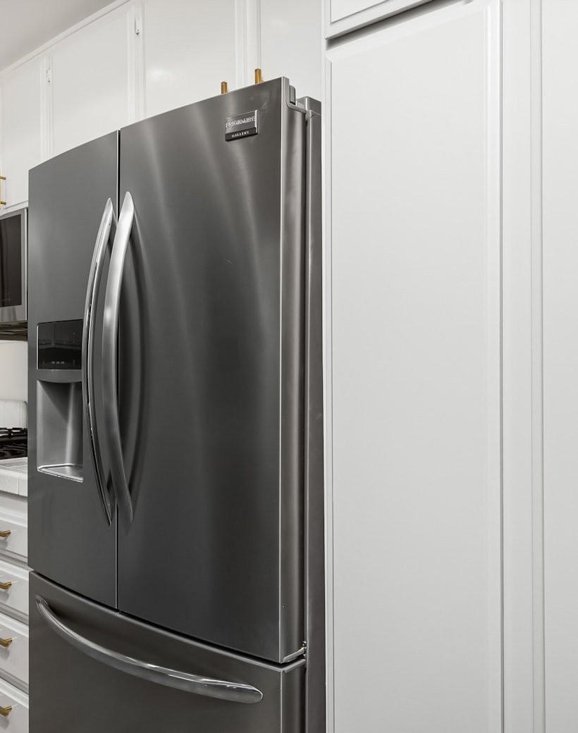 Clean modern refrigerator